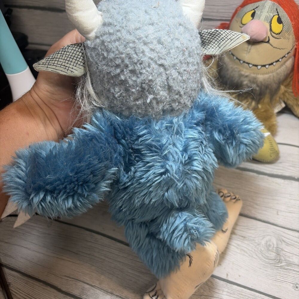 Vintage 1980 Where the Wild Things Are Sipi Plush Doll 12” Set - Picture 6 of 16